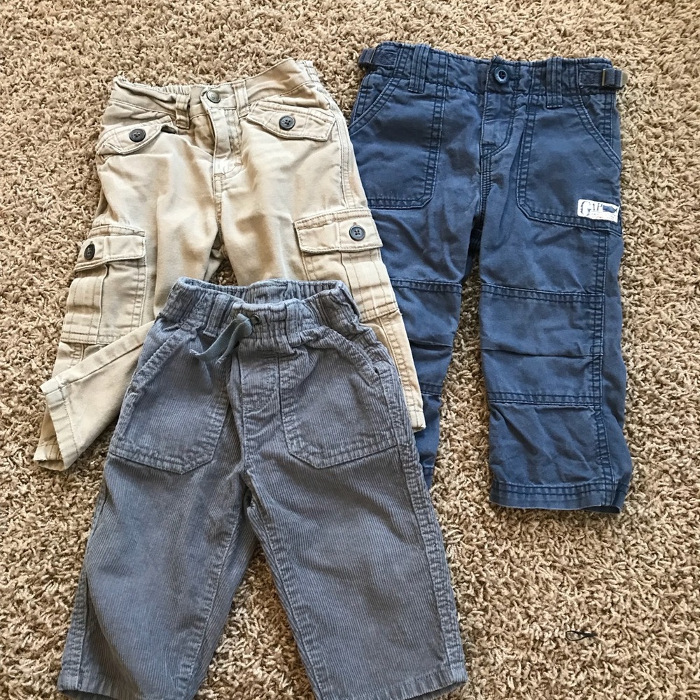 Bundle of 3 Gymboree/Gap infant pants